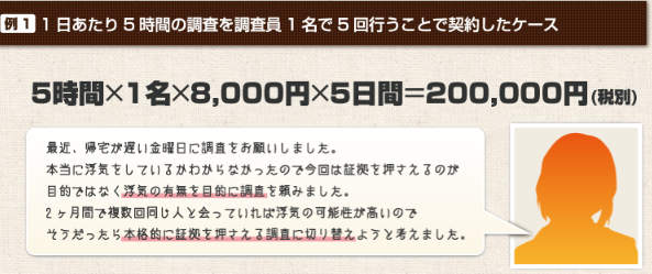 エースリサーチ探偵 料金